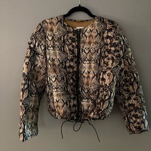Like New!! H&M Animal Print Jacket